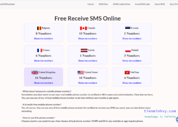 10 Website nhận SMS online miễn phí tốt nhất (SĐT Quốc Tế)